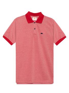 Polo Klout Vermelho para Homem