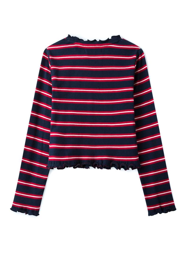 T-Shirt Pepe Jeans Tori Listras para Menina