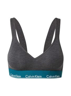 Sutiã Calvin Klein Lift Bralette Cinza Mulher