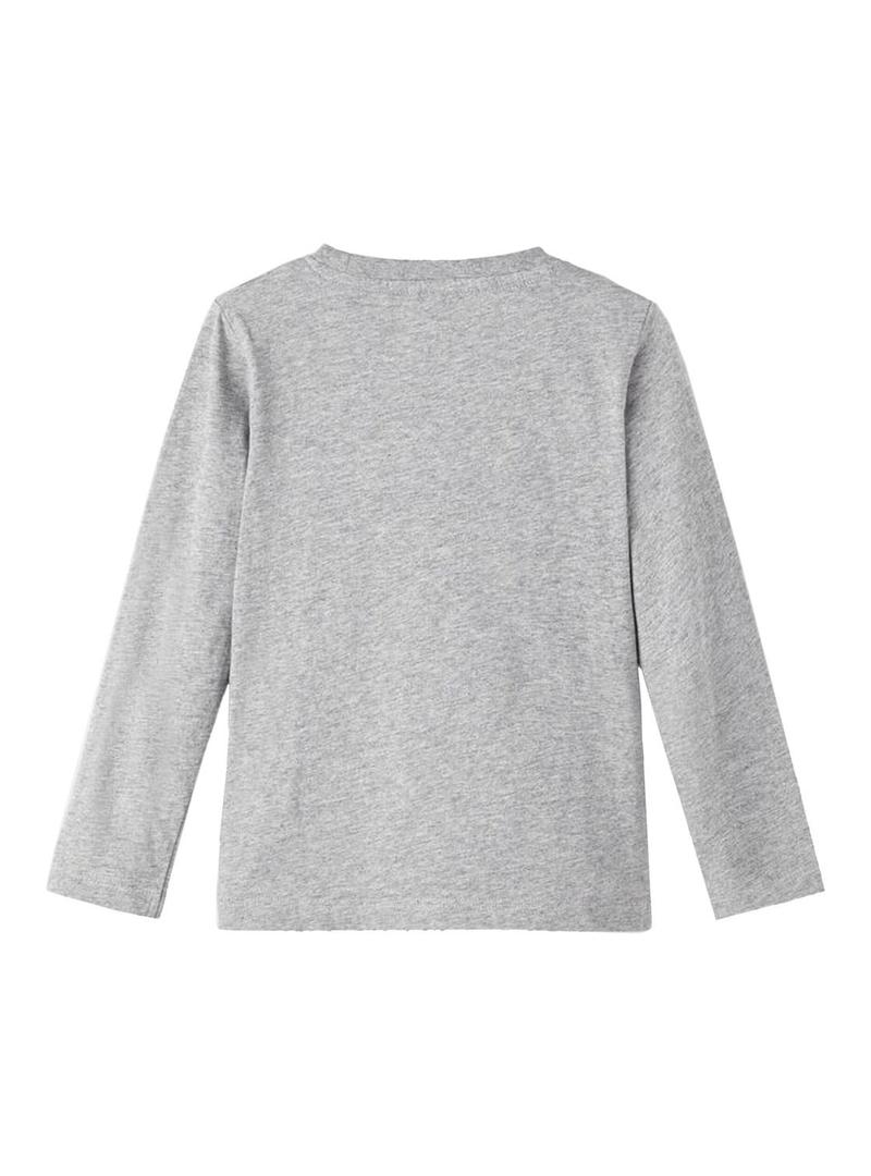 T-Shirt Name It Sten Cinza para Menino