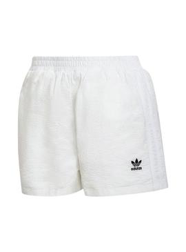 Shorts Adidas Originals Branco para Mulher