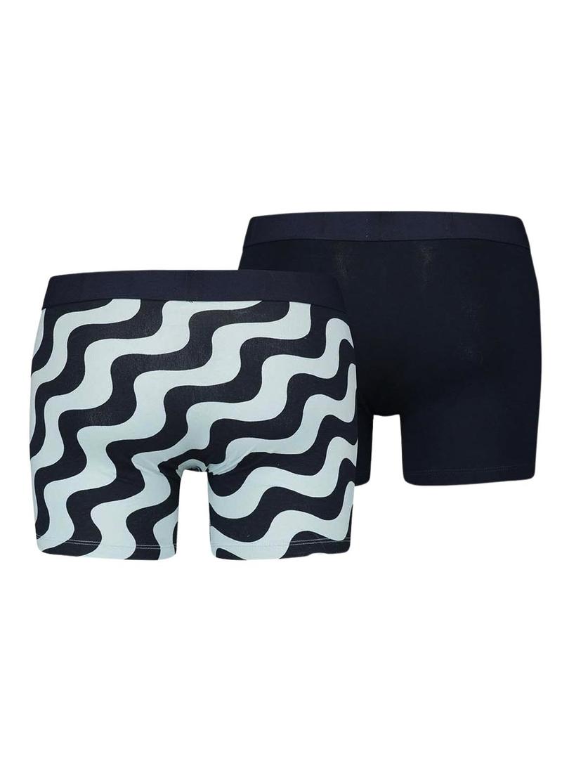 Pack 2 Cuecas Levis Seventies Wave Geometric