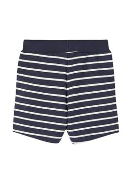 Bermudas Name It Jilan Azul Marinho e Branco para Menino