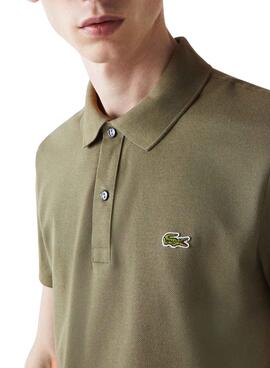 Polo Lacoste Slim Fit Verde Homem