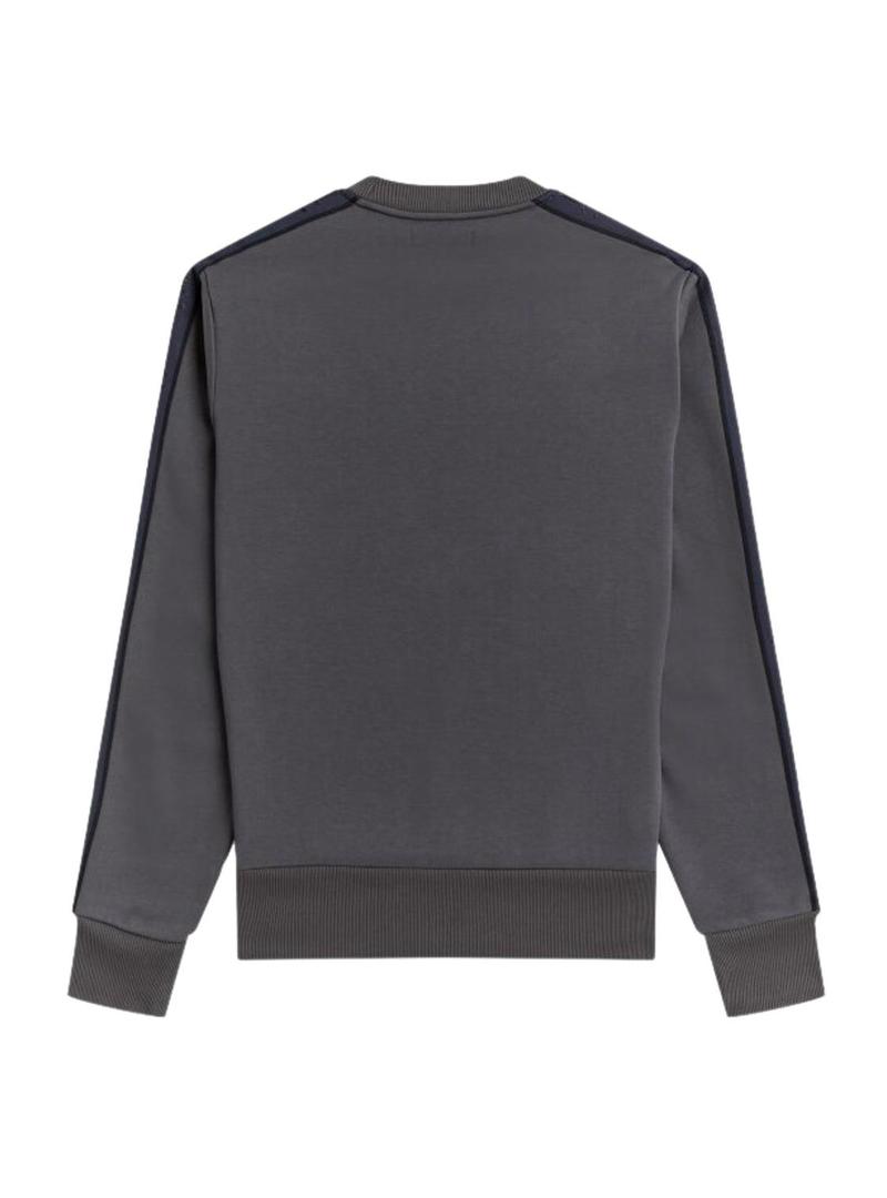 Sweat Fred Perry Tonal Cinza para Homem