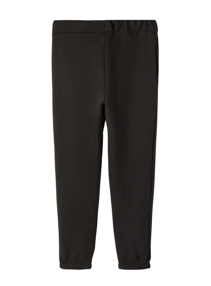 Calças Treino Name It Liso Preto para Menina