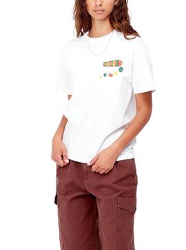T-Shirt Carhartt Frolo Branco para Mulher
