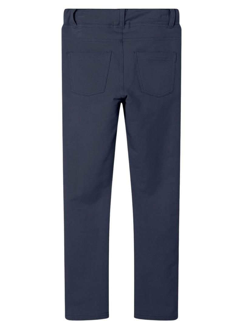 Calças Name It Javi Solid Leggings Azul Marinho Menina