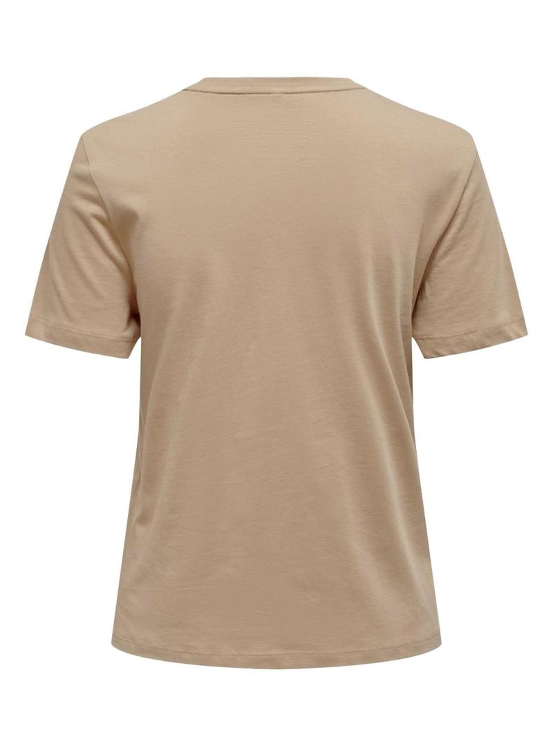 T-Shirt Only Stranger Things Camel para Mulher