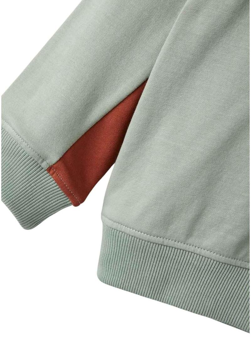 Sweat Name It Momol para Menino Verde Hortelã