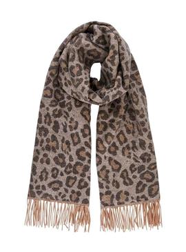 Lenço Pieces Jira Animal Print Mulher Torrada