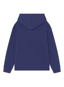 Sweat Levis Logotipo Capuz para Menina Azul Marinho