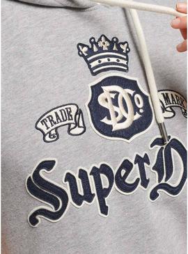 Vestido Superdry Pride In Craft Hooded Mulher Cinza