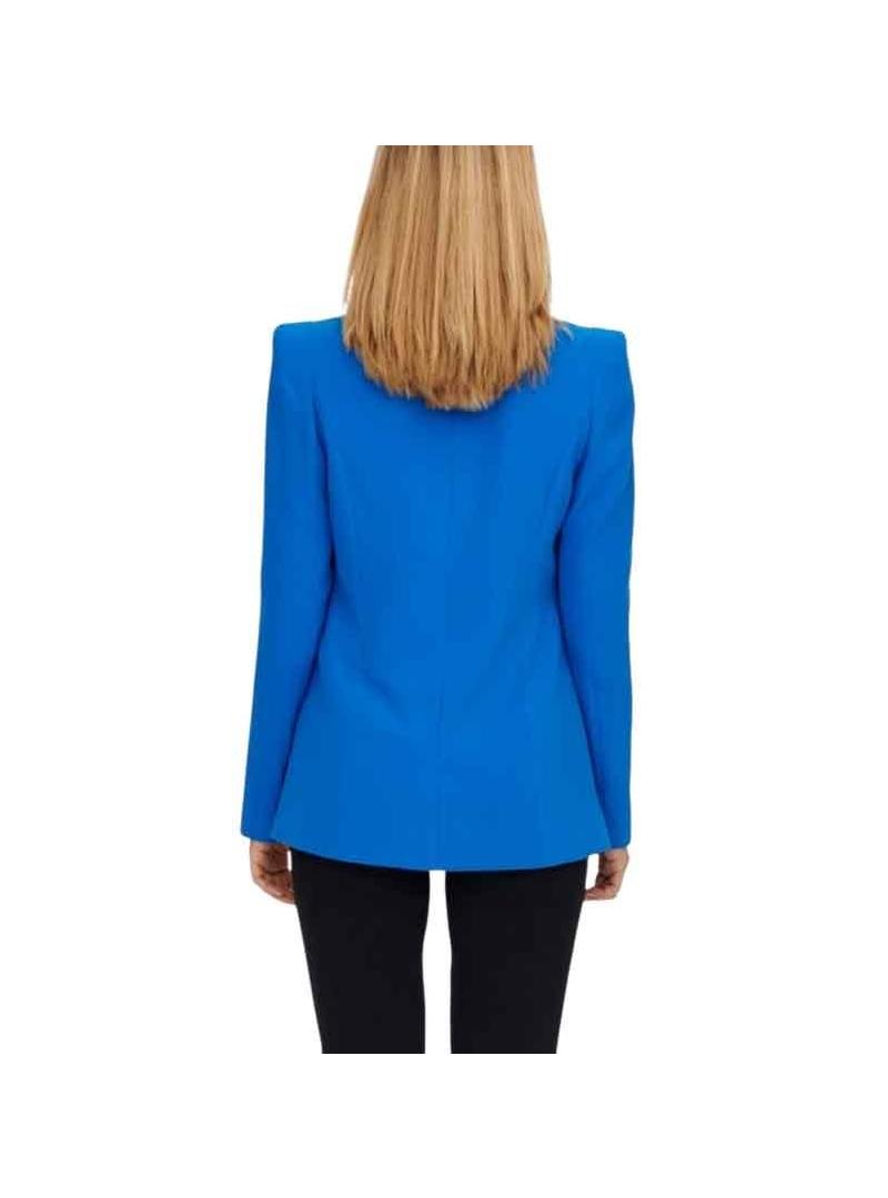 Blazer Only Gry Botones para Mulher Azul Elétrico