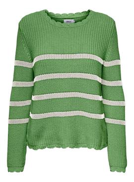 Camisola Only Bella Life Listras para Mulher Verde