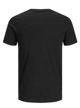 T-Shirt Jack & Jones Corp Logo Preto Homem