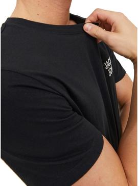 T-Shirt Jack & Jones Corp Logo Preto Homem