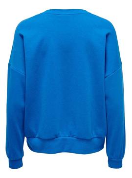 Sweat Only Lizzi Azul para Mulher