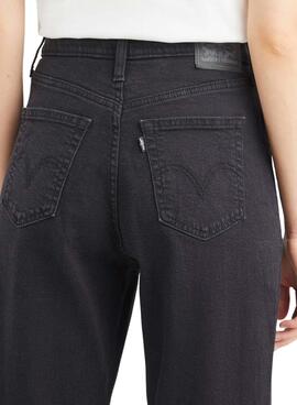 Jeans Levis High Cintura Mãe Preto Mulher