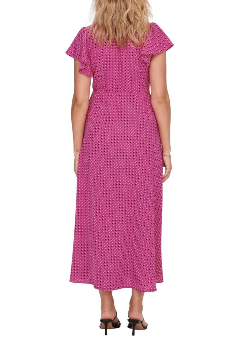 Vestido Only Noami Rosa para Mulher