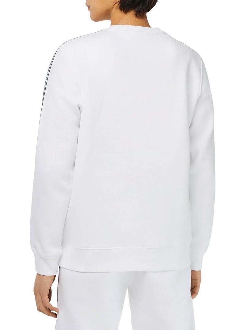 Sweat Lacoste Streetwear Branco para Homem