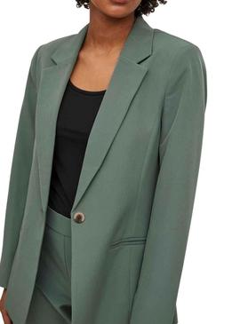 Blazer Vila Lowny Verde para Mulher