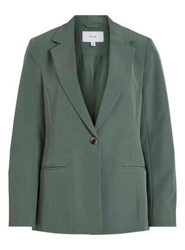 Blazer Vila Lowny Verde para Mulher