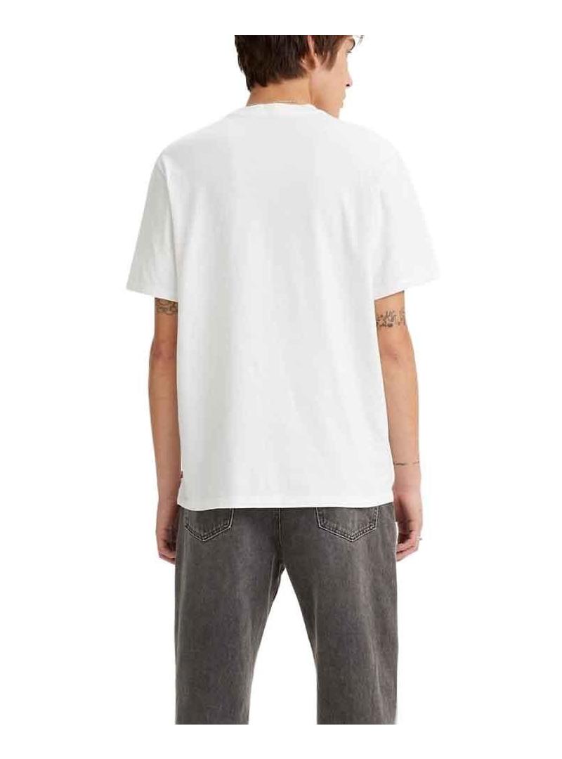 T-Shirt Levis Pocket Branco para Homem
