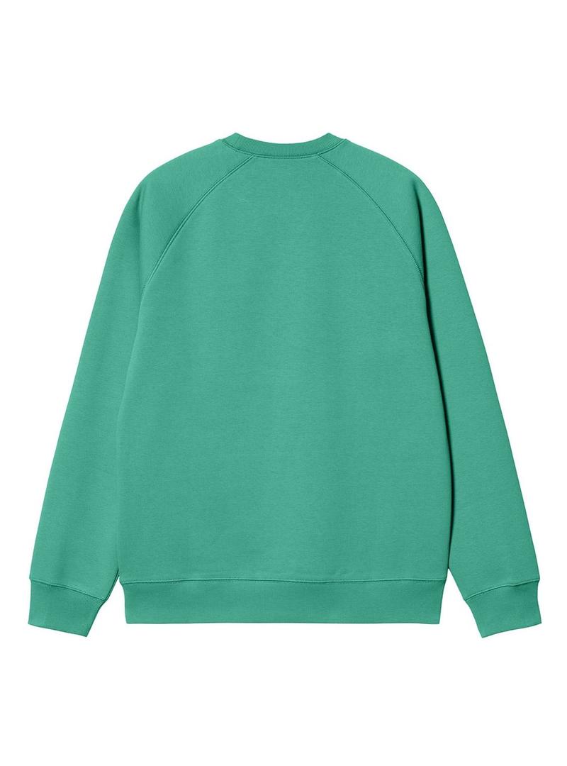 Sweat Carhartt Chase Verde para Homem