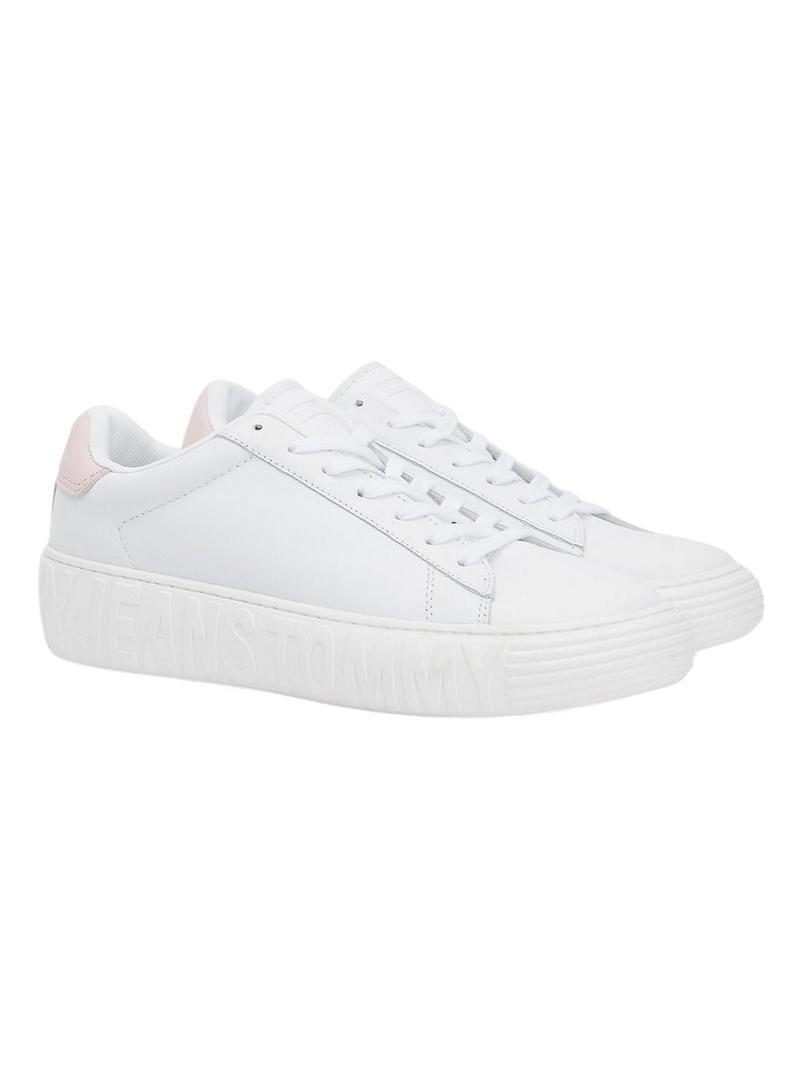 Sapatilhas Tommy Jeans New Cupsole Branco Mulher