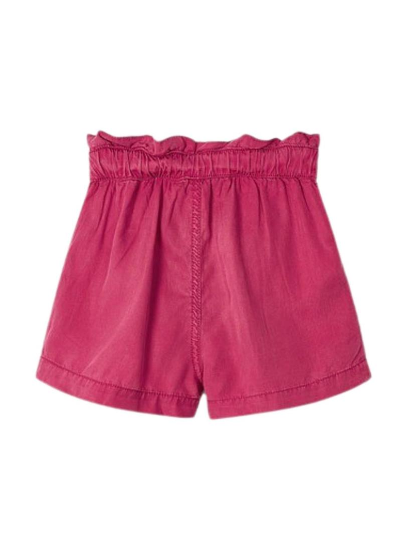 Pantalon Curto Mayoral Rosa Fluido para Menina