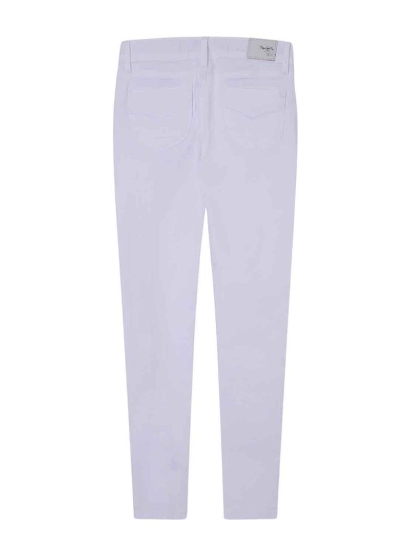 Calças Jeans Pepe Jeans Pixlette Branco Menina