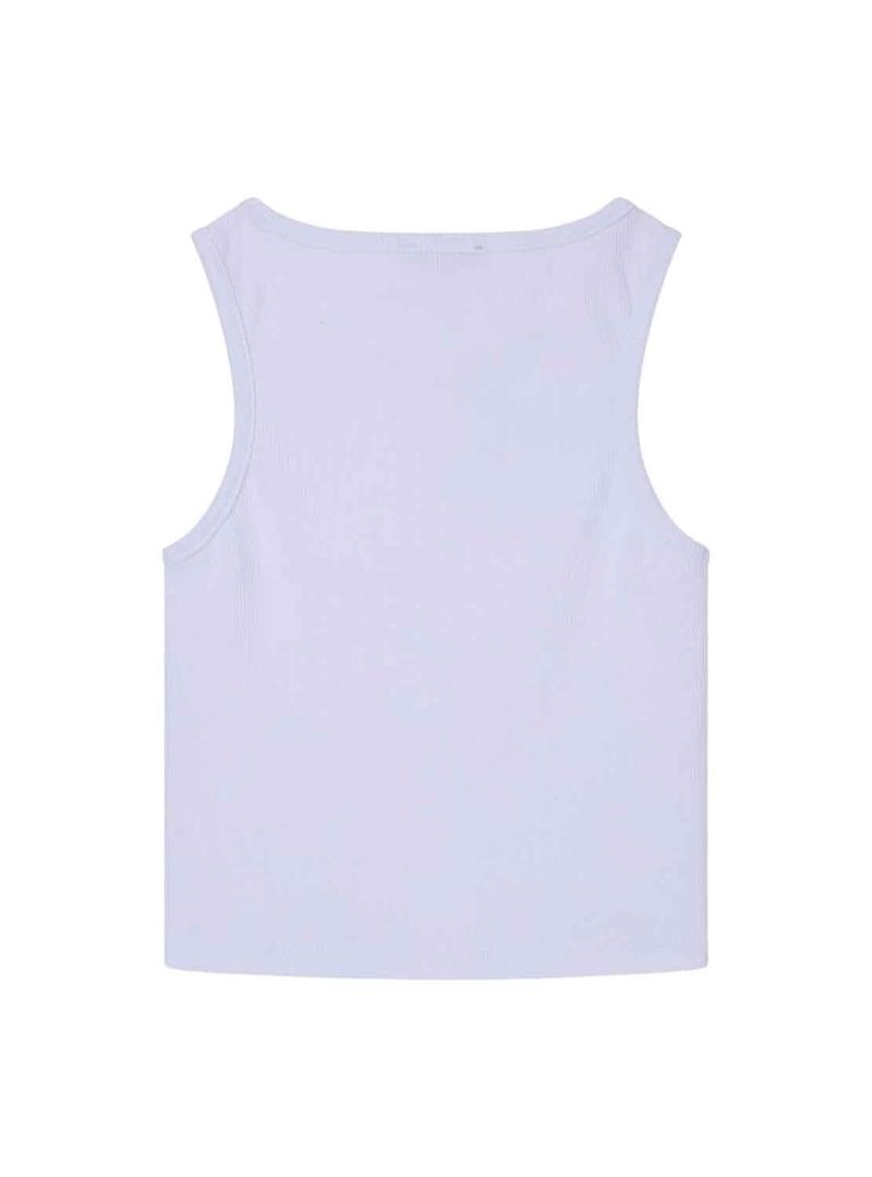 T-Shirt Pepe Jeans Gibel Branco para Menina