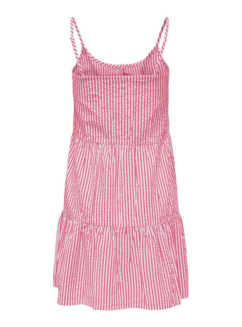 Vestido Only Emily Strap Rosa para Mulher