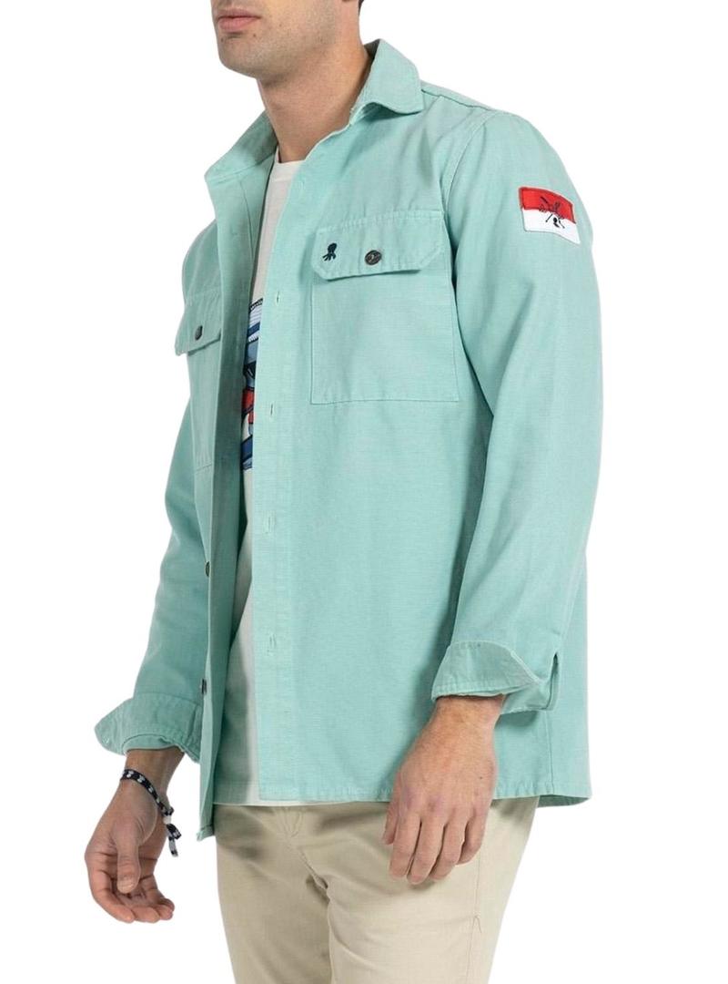 Overshirt El Pulpo Landscape Verde para Homem