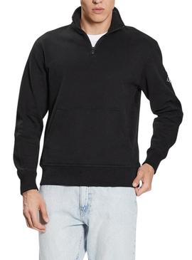 Sweat Calvin Klein Badge Preto para Homem