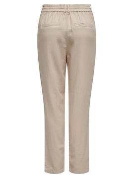Calças Only Caro Bege para Mulher