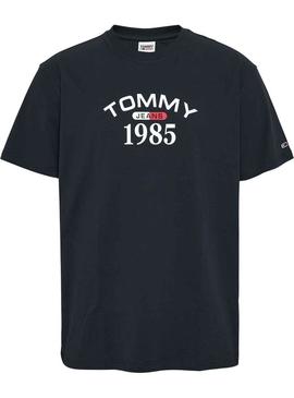 T-Shirt Tommy Jeans Classic 1985 Azul Marinho Homem