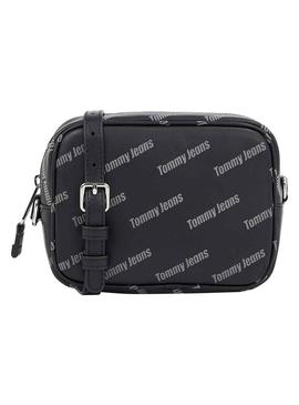 Bolsa Tommy Jeans Deve Camera Print Preto Mulher