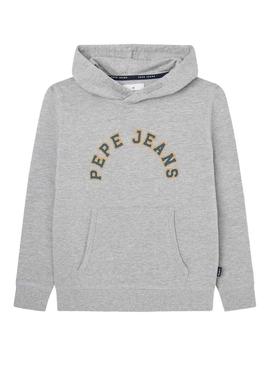 Sweat Pepe Jeans Nate Cinza para Menino