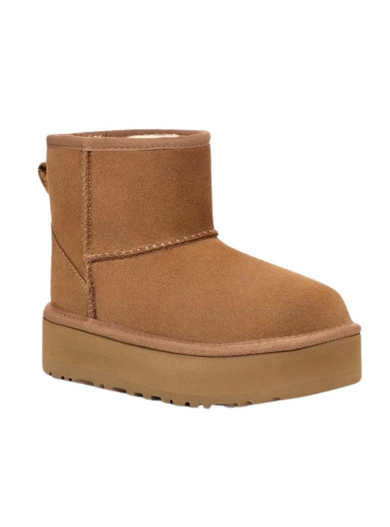 Botas UGG Classic Mini Platform Marrom para Menina