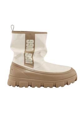 Botas UGG Classic Brellah Mini Bege para Mulher