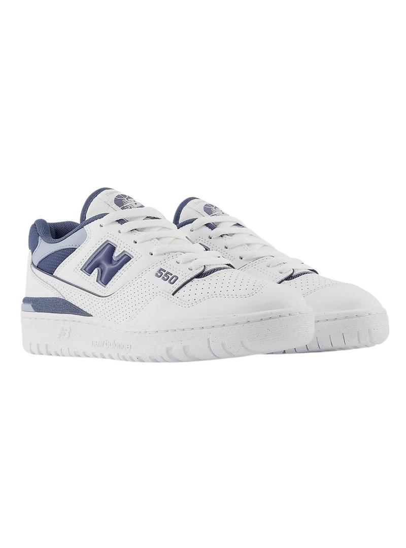 Sapatilhas New Balance BB550 Branco Azul Mulher