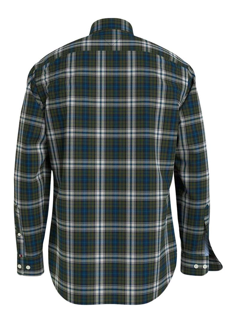 Camisa Tommy Hilfiger Tartan Verde para Homem