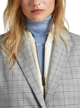 Casaca Pepe Jeans Romy Frames Cinza para Mulher