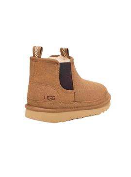 Botas UGG Neumel Chelsea Castanho para Crianças