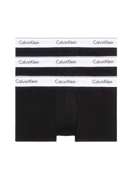 Pack 3 Cuecas Calvin Klein Boxer Preto