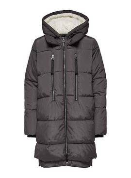 Casaco Only Acolchoado New Nora Cinza para Mulher