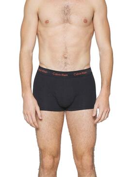 Pack 3 Cuecas Calvin Klein Low Rise Preto