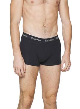 Pack 3 Cuecas Calvin Klein Low Rise Preto